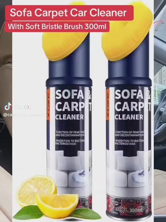 Sofa & Carpet Cleaner Suitable for Fabrics, Leather and Shoes