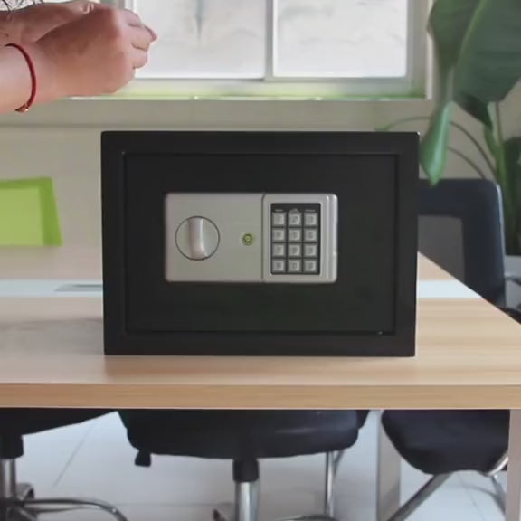 Digital Safe with Removable Shelf, Steel High Security Safe Electronic Safe with Combination Lock