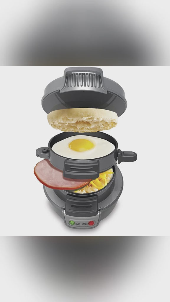 Sandwich Toaster Burger Maker, Panini Presses, Efficient Non-Stick Heating Plates with Non-Stick Coating, Perfect for Burgers