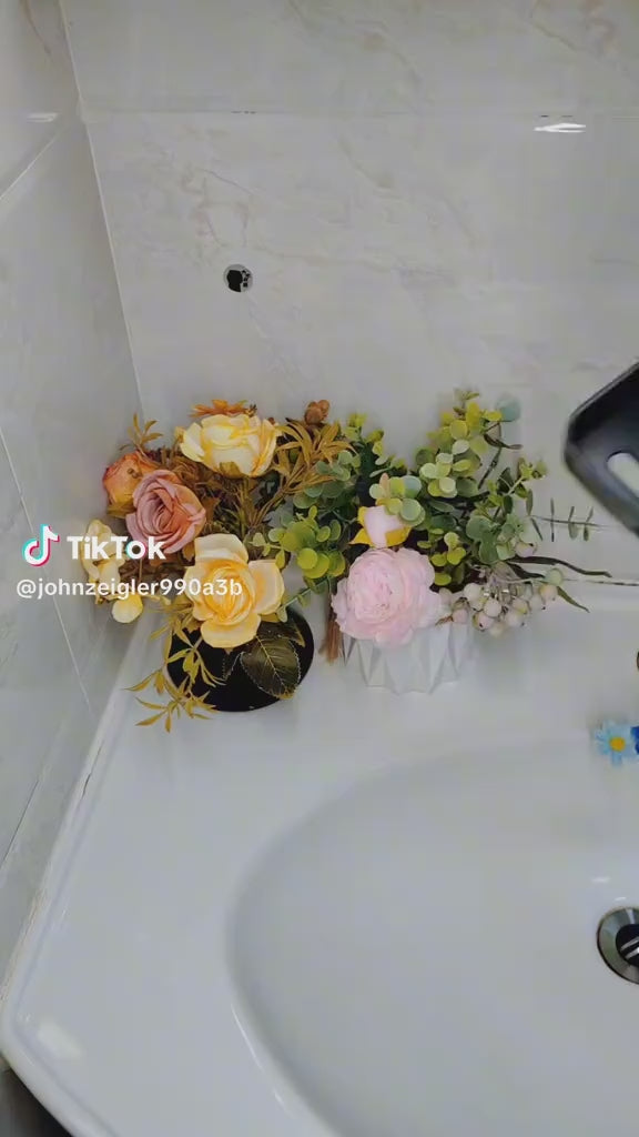 Wall Mounted Shower Shelf Suction Cup Corner Shelf Bathroom Organizer, Toiletries