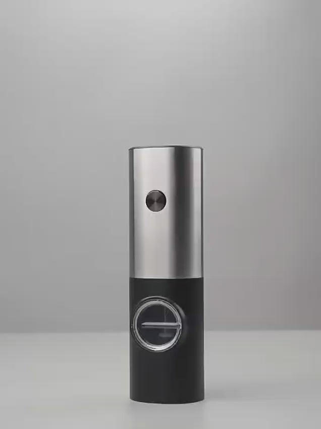 مجموعة مطحنة الملح والفلفل الكهربائية مع قاعدة تخزين، تعمل بالبطارية أو كابل USB