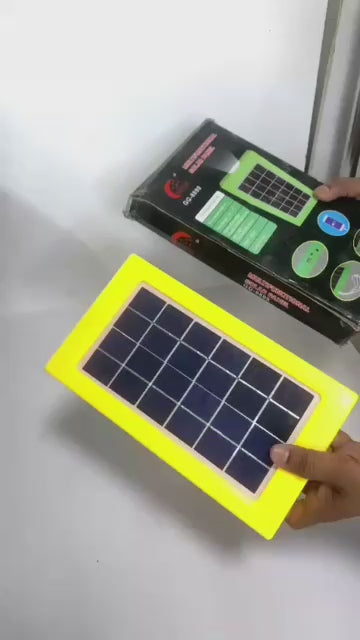 Portable LED Multifunctional Solar Panel  Light