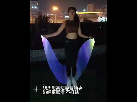 LED Glowing Skipping Rope with Handle