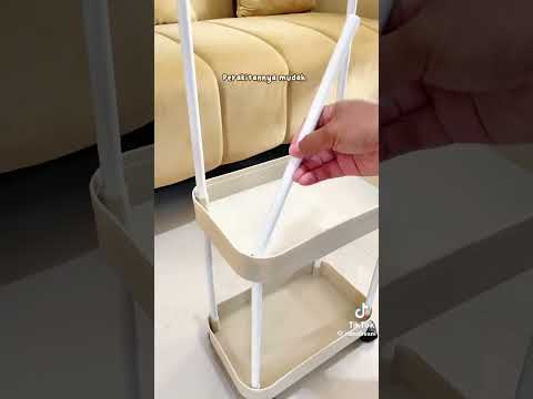 صندوق قمامة / تخزين متعدد الطبقات بغطاء وبكرة