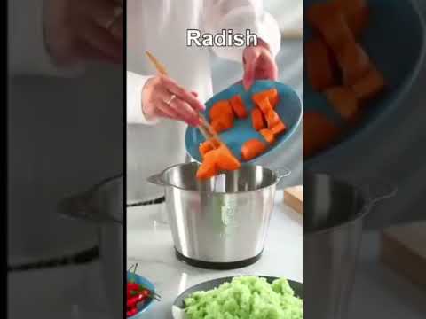 Electric Meat Grinder, 3L Food Chopper, Stainless Steel Chopper with 4 Blades