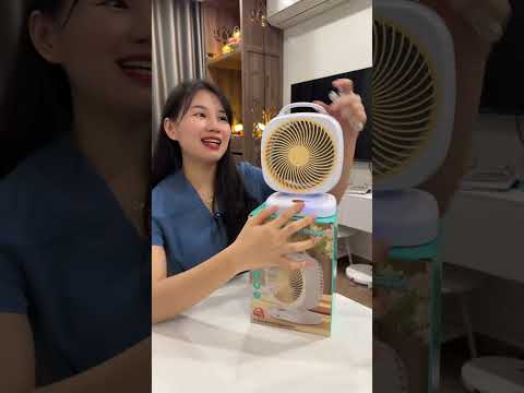 Rechargeable Small Table Fan with 5 Speeds