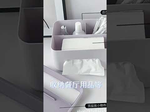 Napkin Storage Organizer Large Tissue Box Desktop Holder For Home Office