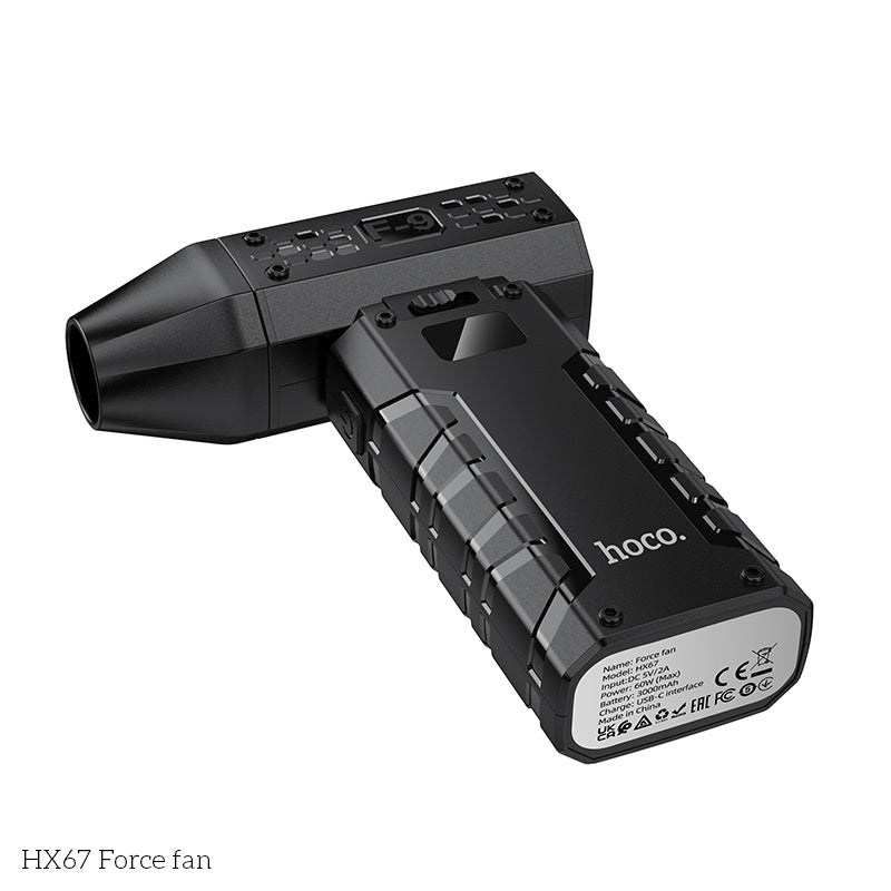 Hoco HX67 Ultra-High Speed Portable Fan 80,000 RPM Power