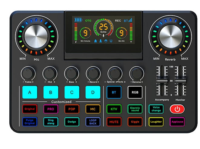 بطاقة صوت F668 مع مجموعة ميكروفون U87P كاملة