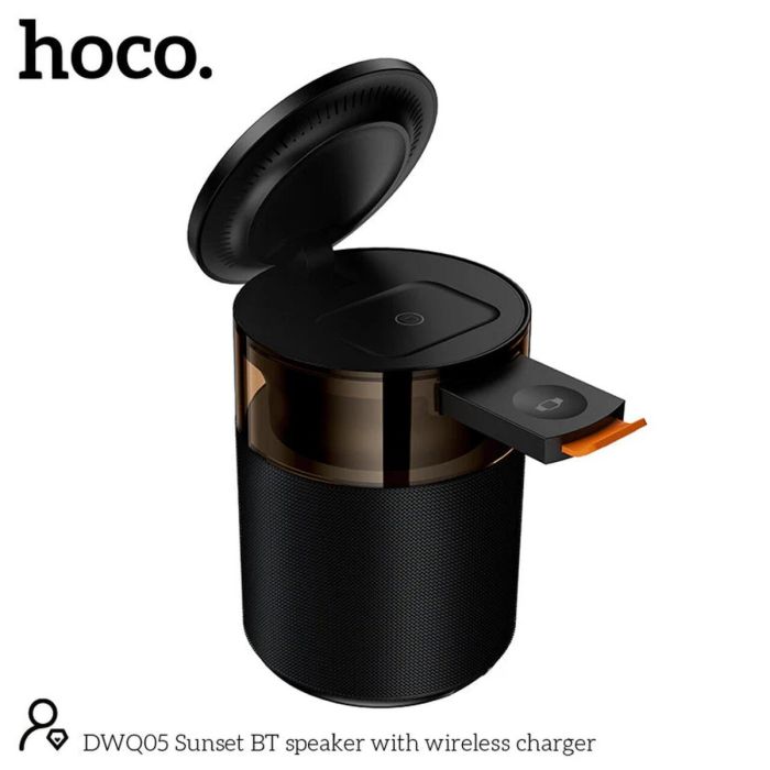 HOCO DWQ05 4-in-1 Magnetic Wireless Charger with Speaker