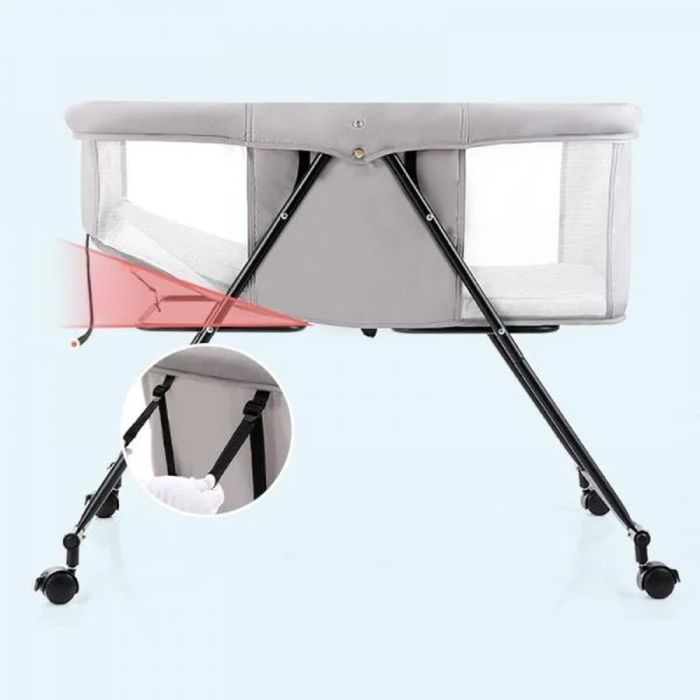 Portable Folding Newborn Infant Baby Sleeper Crib With Net