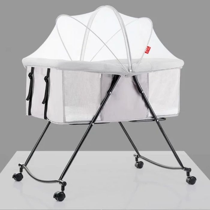 Portable Folding Newborn Infant Baby Sleeper Crib With Net