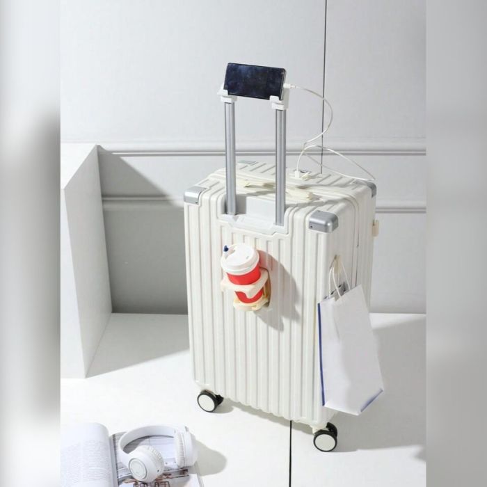 Cabin Travel Bag with Charging Port and Cup Holder 54cm
