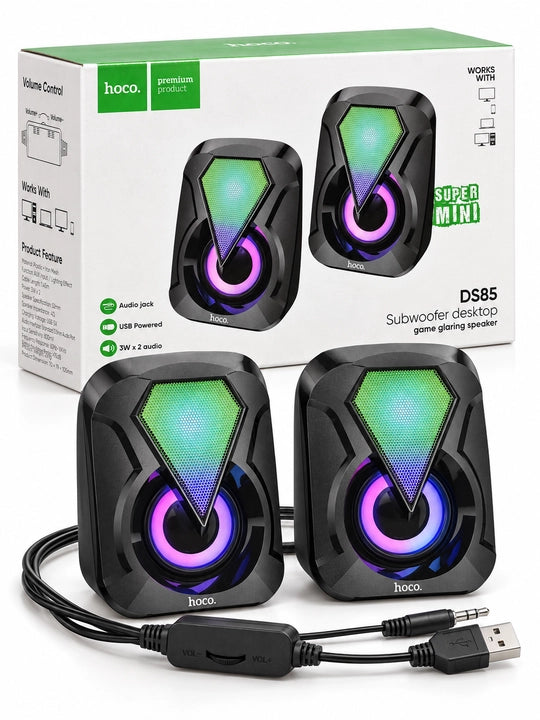 HOCO DS85 RGB Lights Mini Speaker 6W