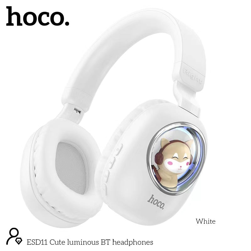 سماعة رأس لاسلكية Hoco Esd11 مزودة بإضاءة RGB