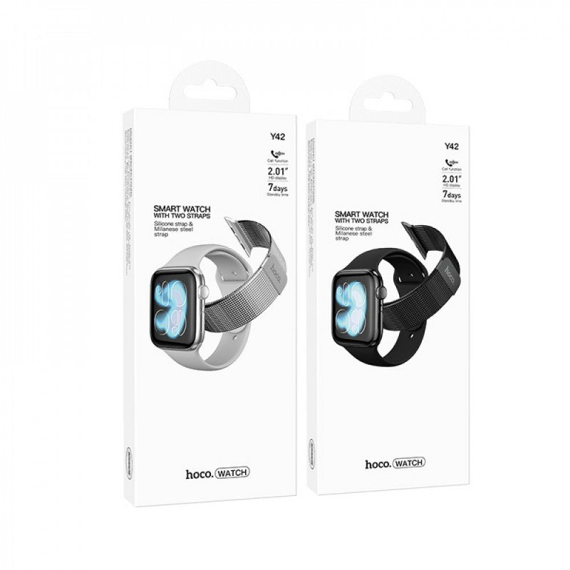 HOCO Y42 Smart Watch With Calling Feature & 2 Straps