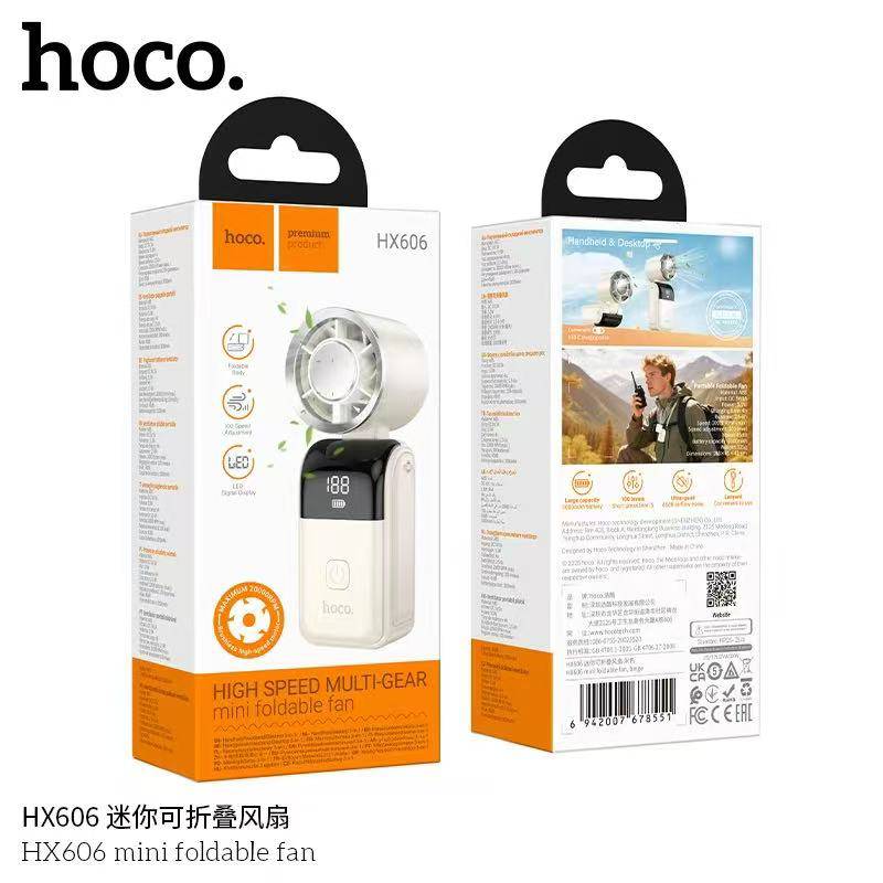 HOCO HX606 Foldable Mini Handheld Fan